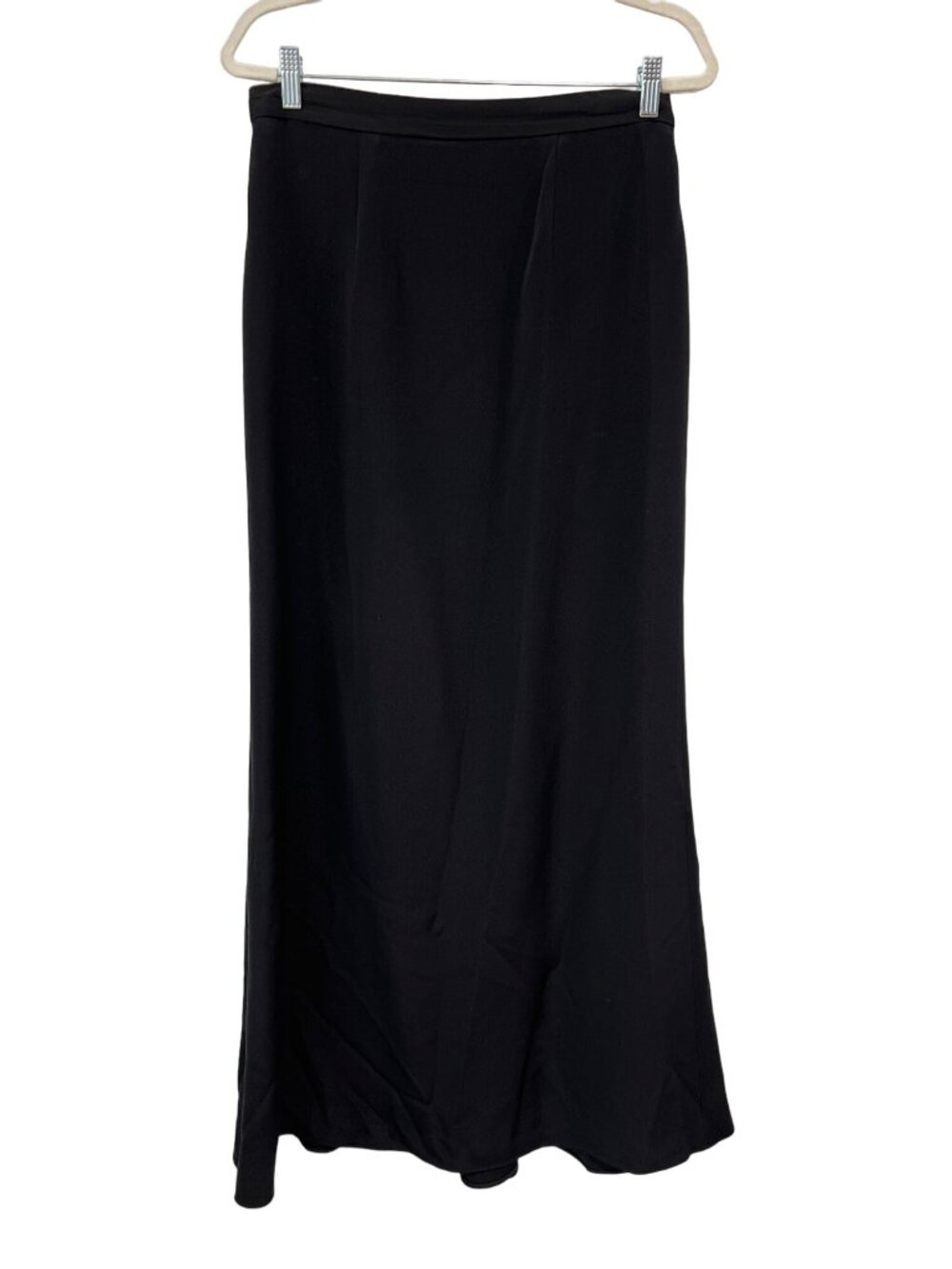 Naeem Khan Skirt Size 14 Silk A Line Maxi Black Cocktail Wedding Formal Couture